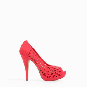 High Heel Leather Ankle Boots with Studs